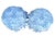 Optimized Description Beautifully crafted pair of round storage ottomans upholstered in a classic blue-and-ivory pastoral...