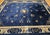 Antique Chinese Art Deco Rug, Hand-Knotted Wool Pile, Floral Motifs, 9' x 12' For Sale - Image 4 of 14