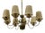 Mid-Century 8-Armed Chandelier from Vereinigte Werkstätten München, Germany, 1950s For Sale