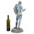 Fine Italian Grand Tour Antique Bronze Sculpture Statue of Narcissus of Pompeii For Sale - Image 4 of 18