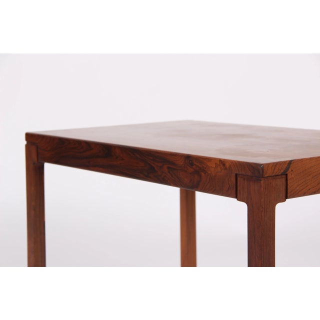 Mid-Century Danish Palisander Side Table from CFC Silkeborg For Sale - Image 6 of 10