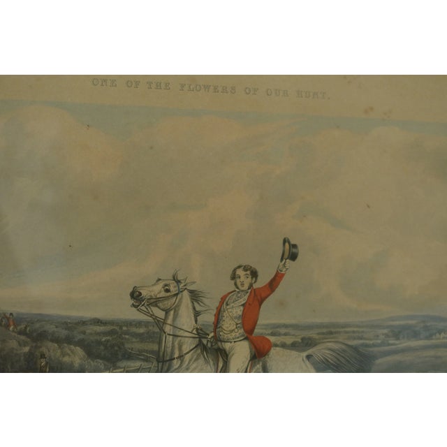 English Rudolph Ackerman Colored Hunt Scenes - a Pair For Sale - Image 4 of 11