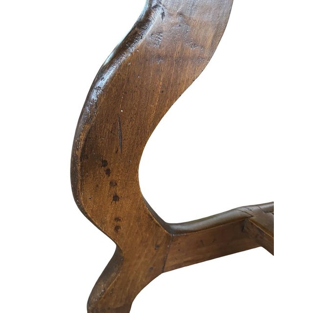 Italian Demi Lune Console Tables in Walnut, Set of 2 For Sale - Image 18 of 18