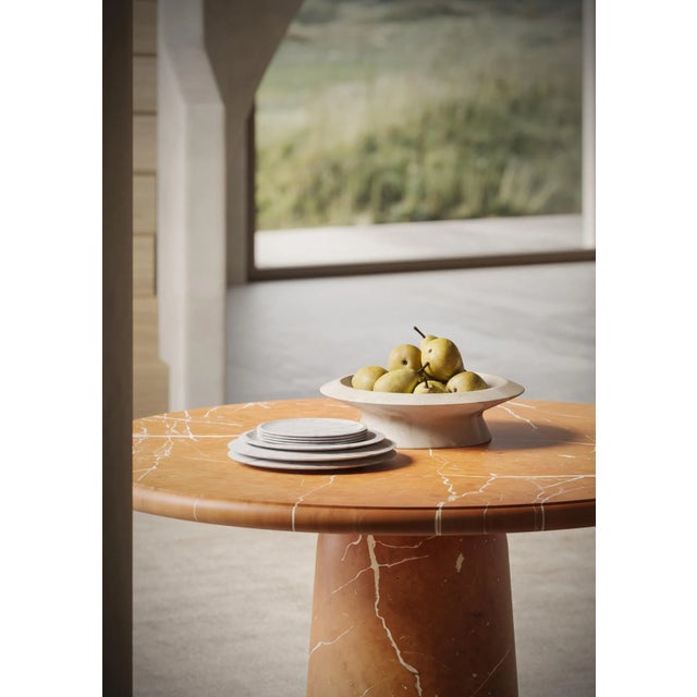 Modern Modern Centerpiece in Natural Italian Marble by Ivan Colominas For Sale - Image 3 of 6