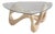 Coffee Table with Black Granite Stone Plate and Chrome-Plated Round Tube Legs by Peter Draenert for Draenert For Sale
