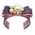 Chanel Chanel CC Grenadine Vintage Silk Necktie Cuff Bracelet For Sale - Image 4 of 6