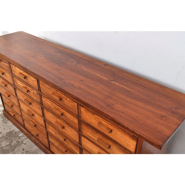 Vintage Chest of Drawers in Pitch Pine, 1950s For Sale - Image 6 of 11