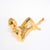 Gold Mid-Century Gold-Plated Ceramic Sculpture of a Reclining Man Signed Jaru For Sale - Image 8 of 14