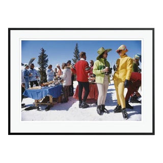 Contemporary Snowmass Gathering 1968 by Slim Aarons Black Framed C-Print For Sale