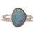 1.8ct Boulder Opal Ring W Earth Mined Diamonds in Solid 14k Gold Size 6.75 For Sale