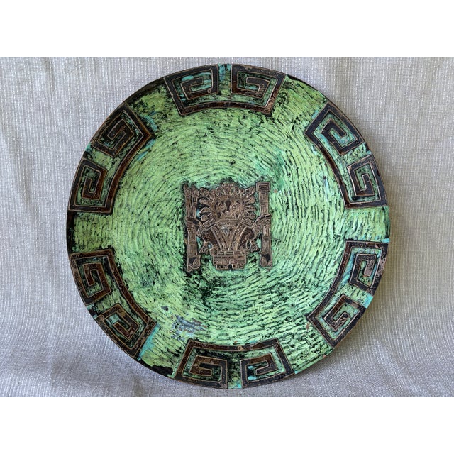 Art Nouveau Vintage Sterling Silver on Copper Plate For Sale - Image 3 of 17
