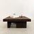 Mid-Century Modern Vintage 1970s Mid-Century Modern Square Chocolate Cork Coffee Table For Sale - Image 3 of 10