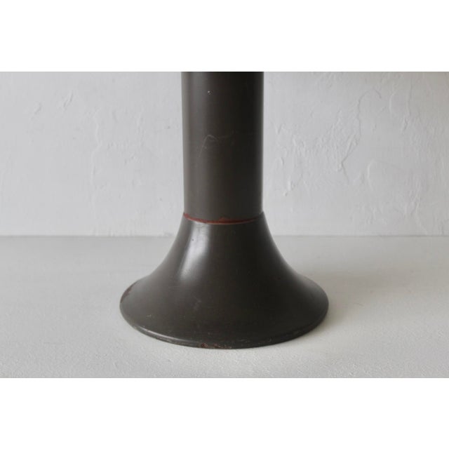 Vintage Space Age Tulip Style Pedestal Stool Swivel Padded Seat For Sale In Miami - Image 6 of 18