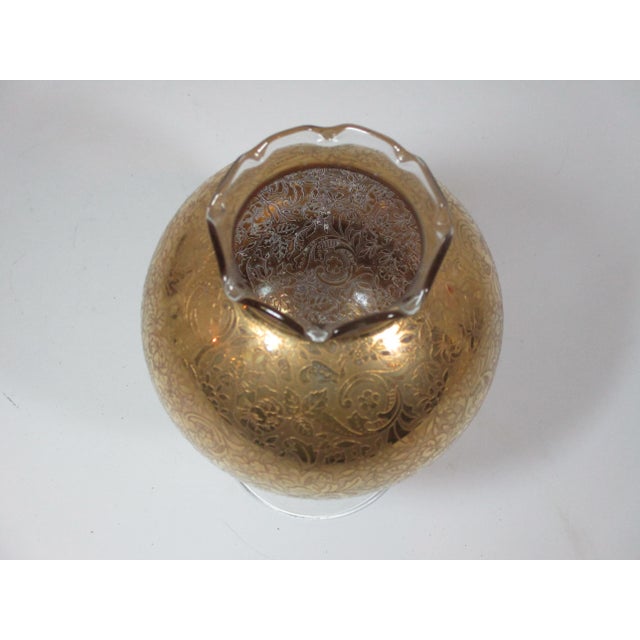 Art Deco 1950s Hollywood Regency Stemmed Rose Vase For Sale - Image 3 of 9