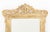 Louis XV Style Carved Wood Framed Mirror, the cresting with foliate motif. Looking glass: 22.5" H x 16" W; frame: 34" H x...