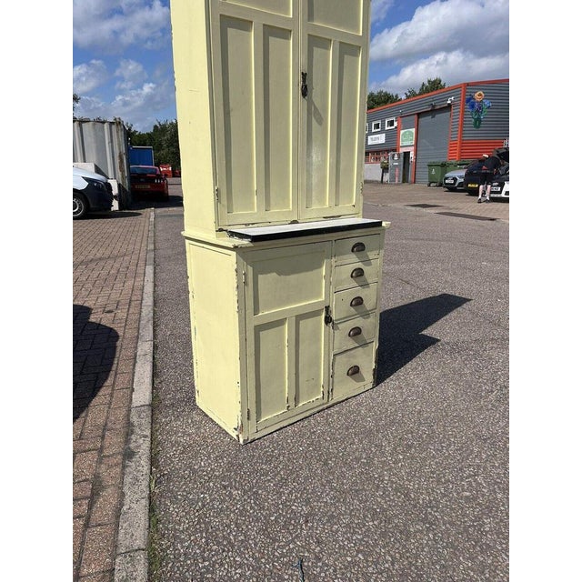 Wood Mid-Century Kitchen Cabinet For Sale - Image 7 of 15