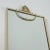 Italian Brass Wall Mirror, 1950s For Sale - Image 9 of 13
