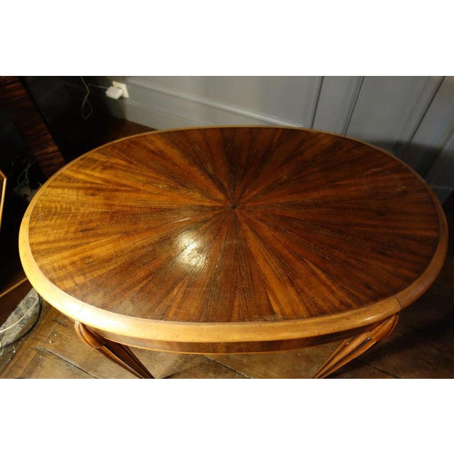 Art Deco Oval Side / Coffee Table, 1920 For Sale - Image 16 of 18