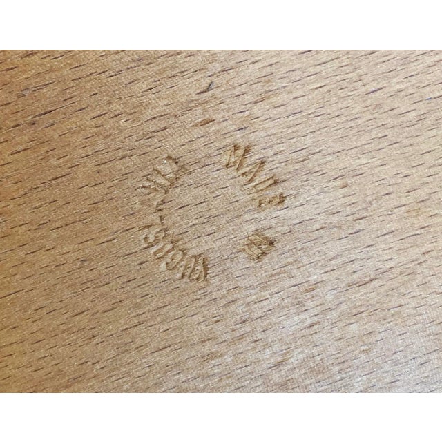 Vintage MCM Wood Bankers Chair For Sale - Image 12 of 12