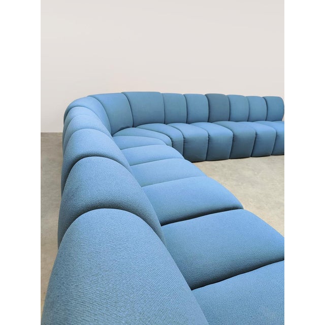 Vintage Dutch Mississippi Modular Sofa by Pierre Paulin for Artifort, 1970s, Set of 15 For Sale - Image 11 of 15
