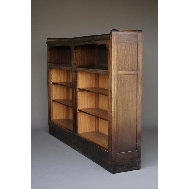 Art Deco Amsterdam School Bookcase, 1930s For Sale - Image 6 of 18