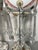 Glass Vintage Occupied Japan Porcelain Mantle Lustre Lamp Bases W/ Crystal Spear Prisms - Pair For Sale - Image 7 of 10