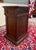 Antique French Marble Top Chest Side or End Table Nightstand Barley Twist Oak For Sale - Image 17 of 18