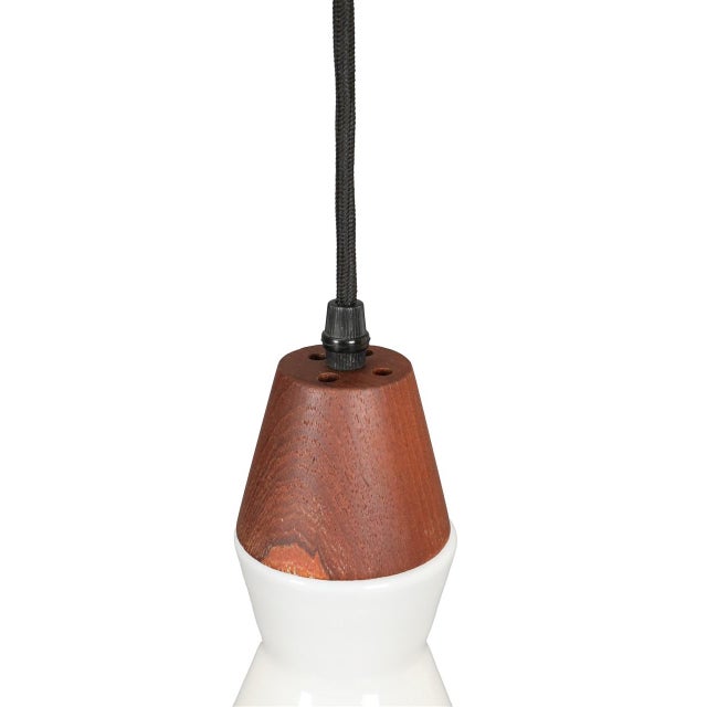 1960s, denmark. Materials: handcrafted opal glass (produces a pleasantly soft light), teak wood. Dimensions: approx. 28 x...