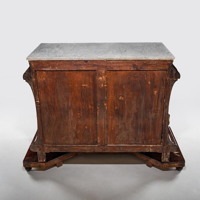 Gold Empire Chest of Drawers in Mahogany, 1800s For Sale - Image 8 of 10