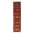 3 X 10 Modern Designed Sultanabad Wool Runner Handmade in Red For Sale