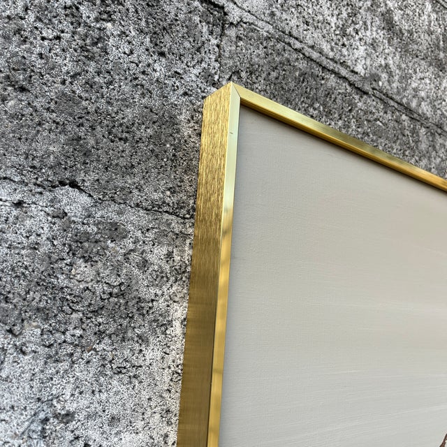 Lee Reynolds Large Mid Century Modern Landscape Oil Painting Signed by Lee Reynolds. Circa 1960s For Sale - Image 4 of 18