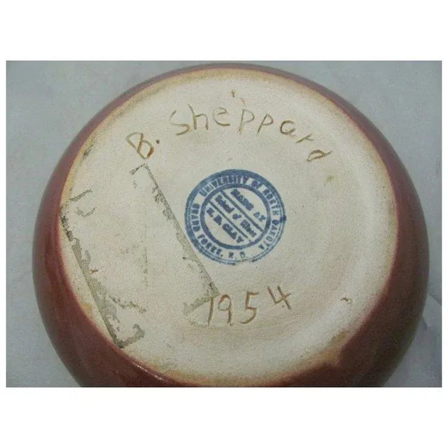 University Of North Dakota Pottery Bowl For Sale - Image 4 of 6