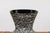 Late 20th Century Prem Collection Artisan Made Black & White Vase with Dripping Décor For Sale - Image 5 of 12