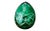 Mid 20th Century Emerald Green Crystal Egg For Sale - Image 5 of 5