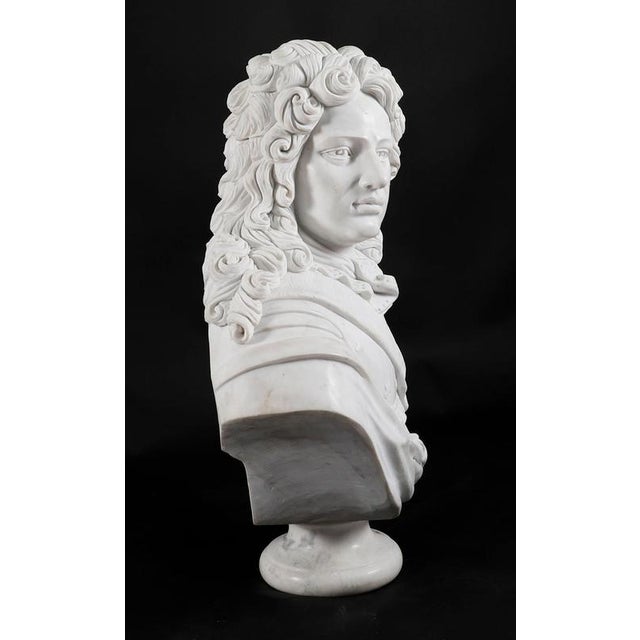 Antique 20th Century Italian Marble Bust of a Nobleman in Armour For Sale - Image 16 of 18