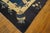 A Royal Blue Background Color With Lovely Floral Border Antique Chinese Peking Rug For Sale - Image 9 of 9