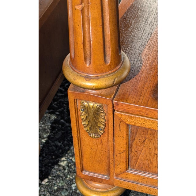 These stunning square accent pieces function beautifully as side tables or nightstands. Crafted from solid walnut wood,...