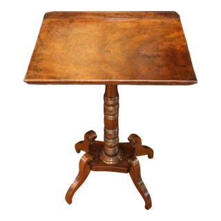 Circa 1820 English Late Regency Adjustable Height Reading Table or Music Stand For Sale
