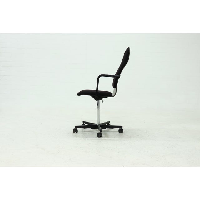 Mid-Century Modern Sirkus Office Chair by Yrjö Kukkapuro for Avarte, 1981 For Sale - Image 3 of 10