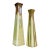 1980s Boho Chic Arts & Crafts Brown Drip Studio Pottery Vases - A Pair For Sale