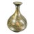 Vintage Mottled Bronze Vase With Flared Rim and Patina Finish For Sale