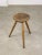 Vintage Brown Wooden Stool For Sale - Image 11 of 11