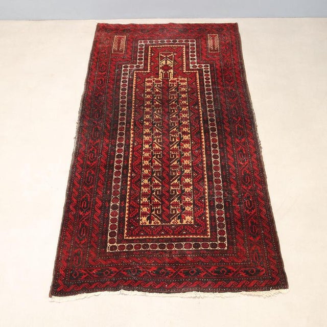 Middle Eastern Beluchi Rug For Sale - Image 3 of 9