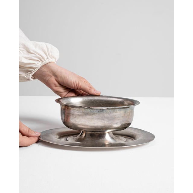 Mid 20th Century France Mid-century Modern Silver Decorative Object For Sale - Image 11 of 15