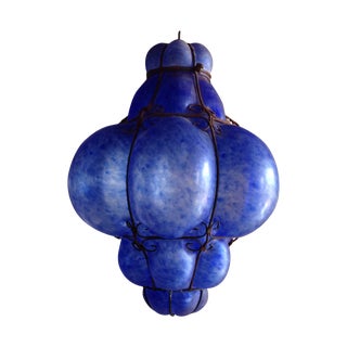Venetian Glass Chandelier For Sale