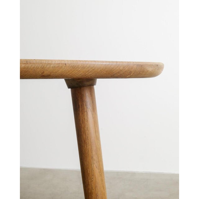 Danish Sculptural Free-Form Oak Coffee Table, 1960s For Sale - Image 4 of 6