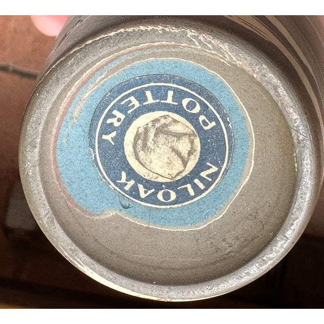 Arts & Crafts Niloak Art Pottery Vase For Sale - Image 4 of 4