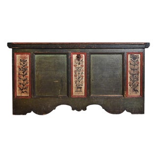 Swedish 18th Century Painted Coffer-Trunk For Sale