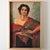 An arresting oil portrait on canvas of a Flamenco dancer by French artist Paul Tondreau (1886-1977). The subject is posed...