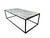 2000 - 2009 Calacatta Vagli Marble Coffee Table with Black Steel Frame, 2000 For Sale - Image 5 of 9